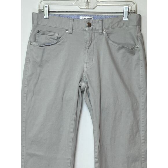 Peter Millar Men's 30 Gray Straight Leg Dress Pants Casual Performance Trousers - Picture 8 of 8